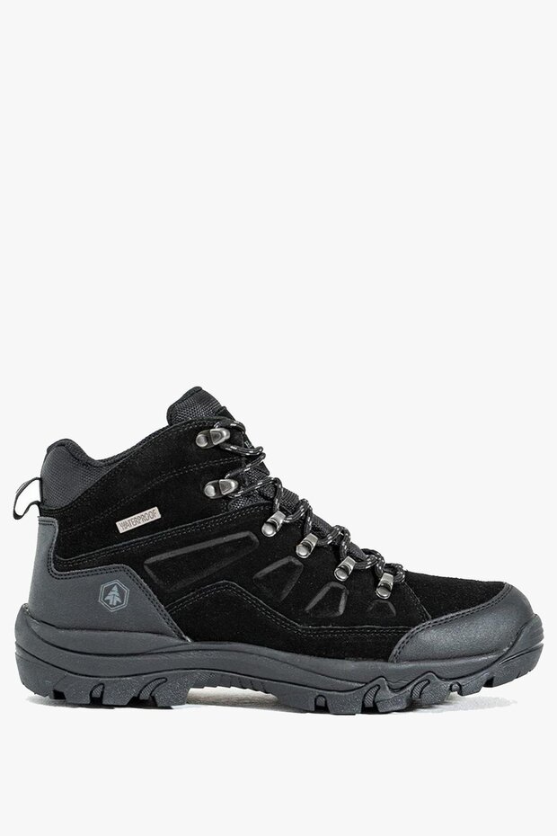 Homer Waterproof Black Suede Men's Outdoor Trekking Boots