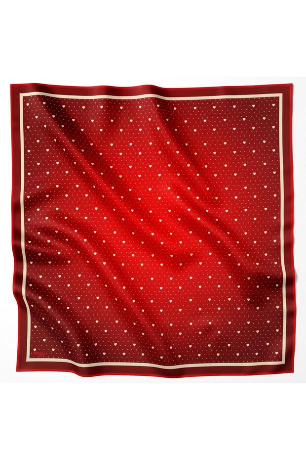Sport Scarf - 10020P-06 - Tivil - Heart Patterned