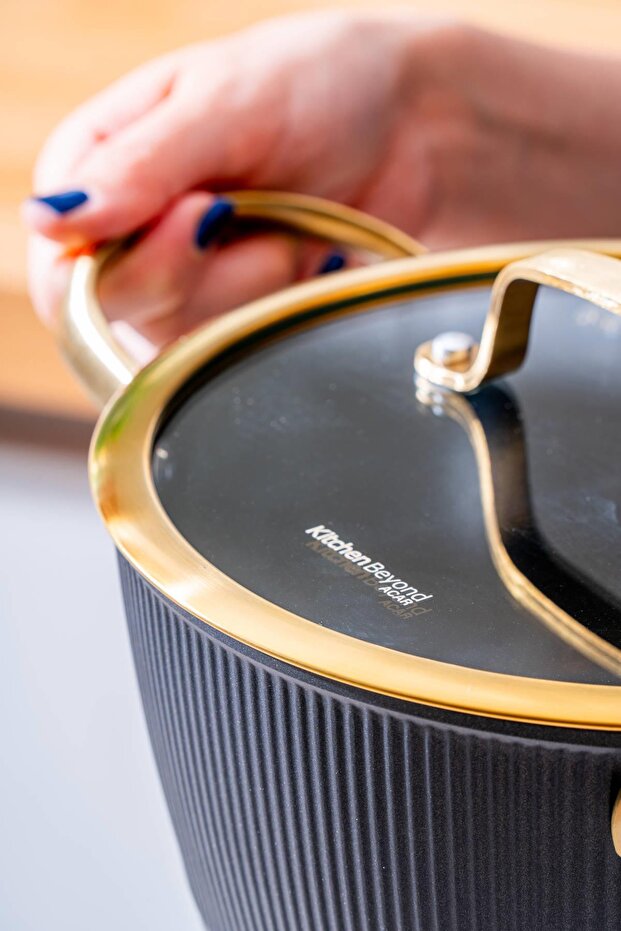 طقم أواني طهي ألتيميت برو 7 قطع - أسود - 2