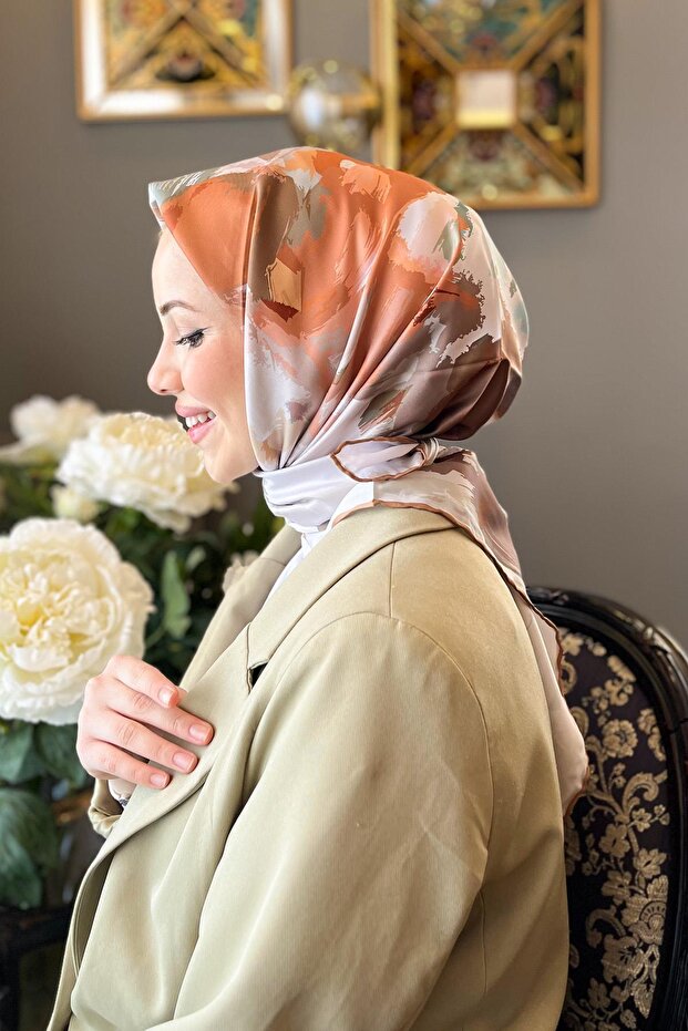 Sport Eşarp - 8651P-106 - Tivil - 1