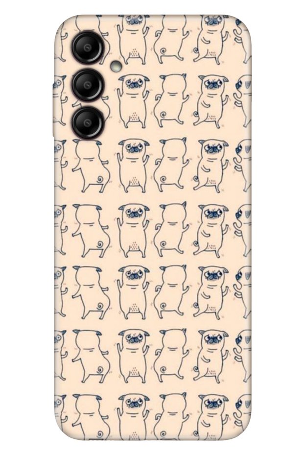 Samsung Galaxy A16 5G Case Pattern Printed Silicone Pug