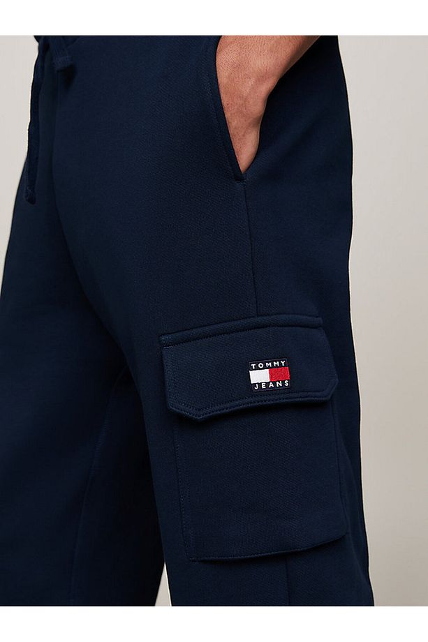 Tommy Jeans Reg Xs Badge Erkek Mavi Eşofman Alti - 3