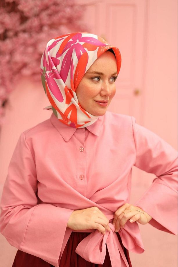 Twill İpek Eşarp 11439-16 - 5