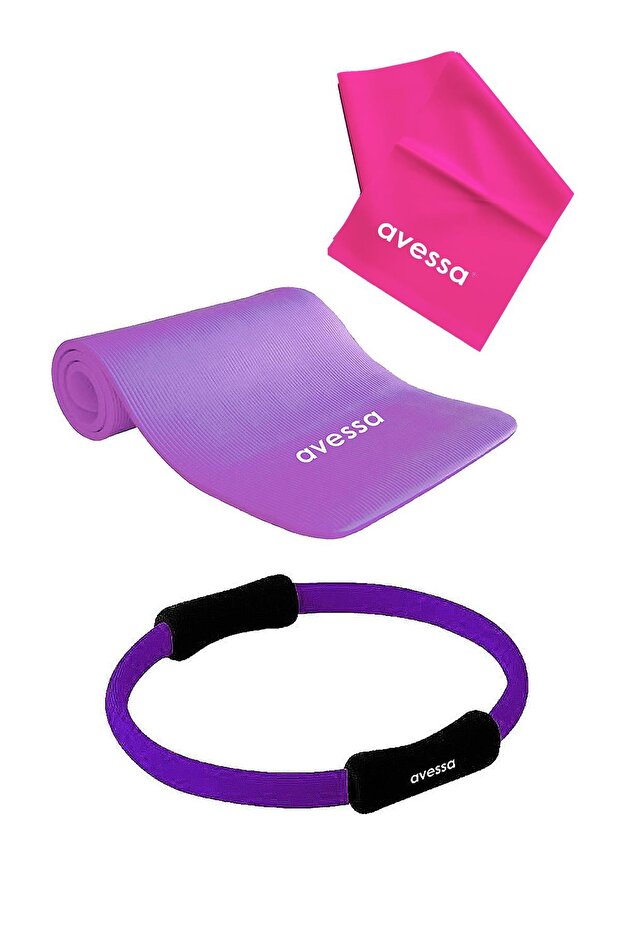 3lü Pilates Set Mor - 1