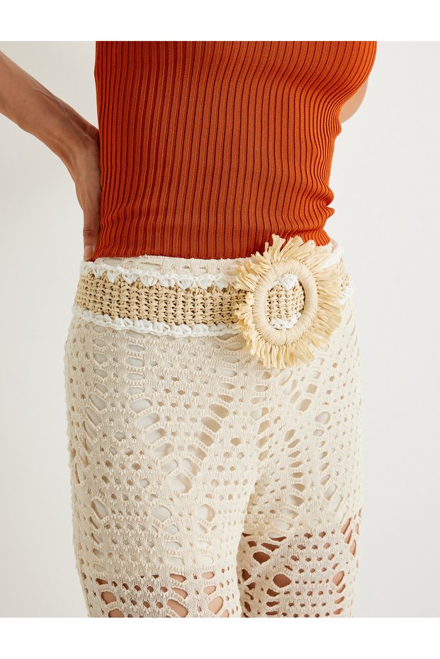Tasseled Straw Belt - X Selected by Melis Ağazat