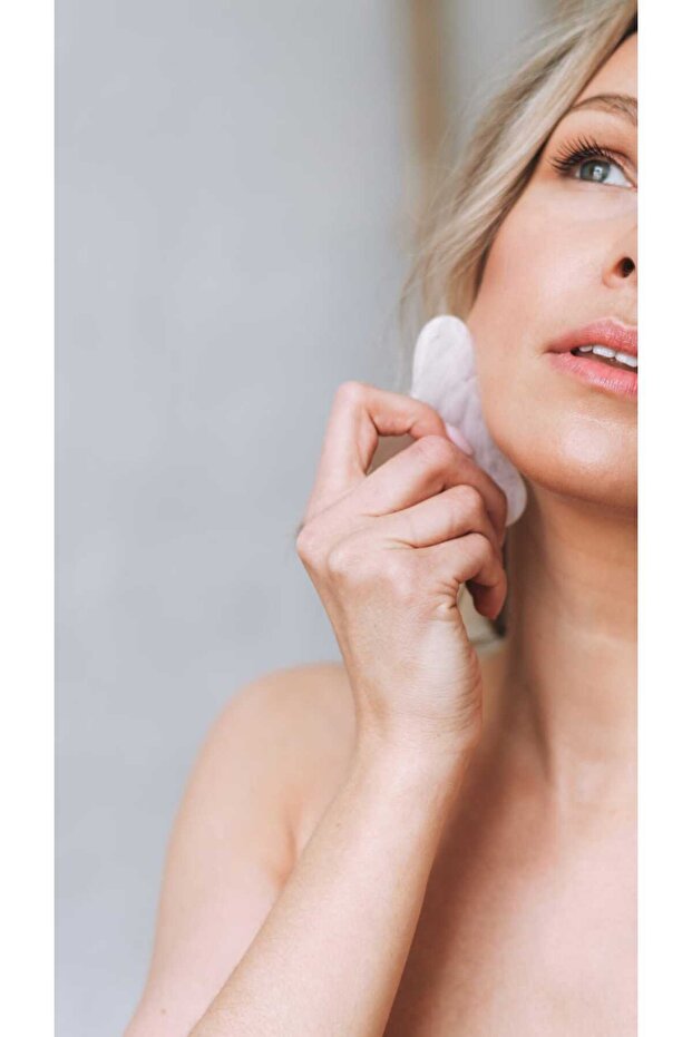 Gua Sha ( Pembe Kuvars ) - 4