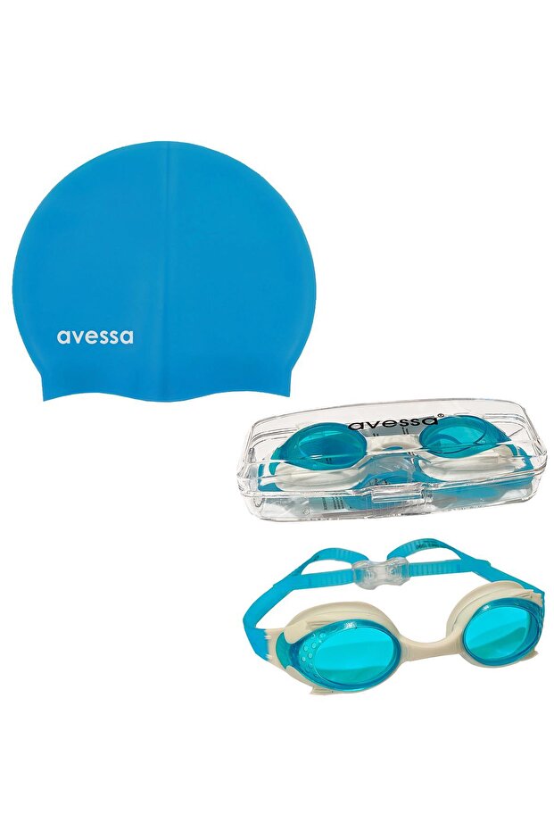 2-Piece Children's Pool Set Blue Gs28-sc502