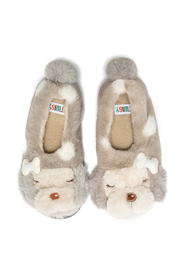 Yumak Children's Home Shoes Gray 30/35