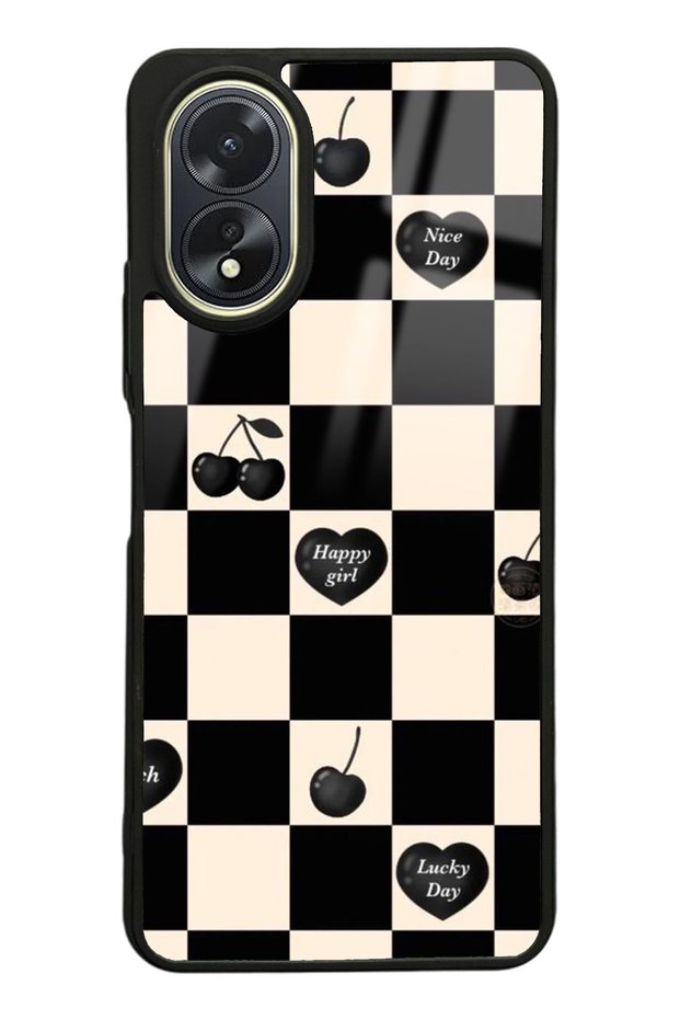 Oppo A38 Glossy Phone Case with Happy Girls Design