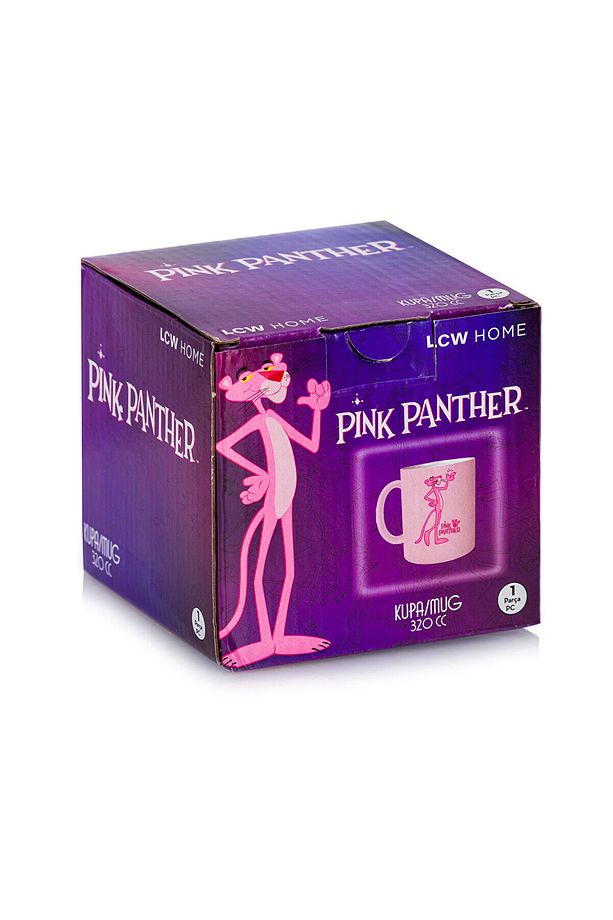 LCW HOME Pembe Panter Baskılı Porselen Kupa 320 Ml - 4
