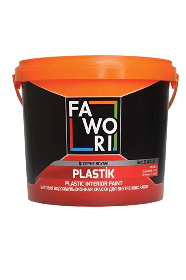 Fawori Plastik Iç Cephe Duvar Boyası Kül Gri