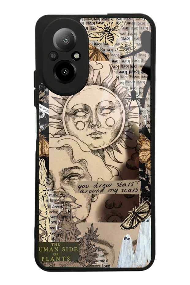 Oppo Realme 12 Lite Glossy Phone Case with Solar Goddess Design