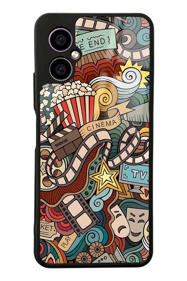Omix X3 Retro Cinema Design Glossy Phone Case
