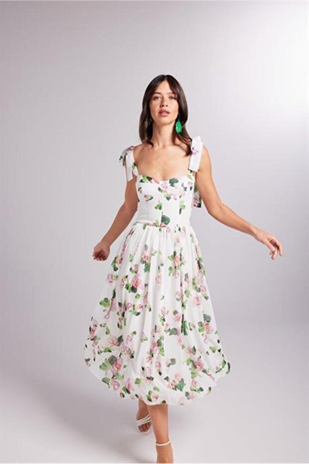 Donatella Elbise Beyaz - 4