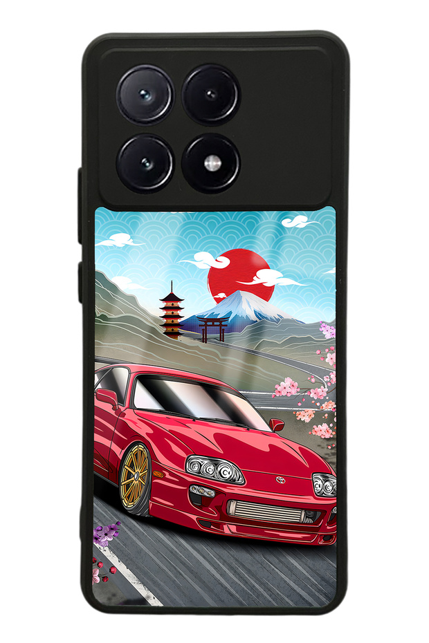حافظة هاتف لامعة بتصميم سوبرا لهاتف Xiaomi Poco X6 Pro