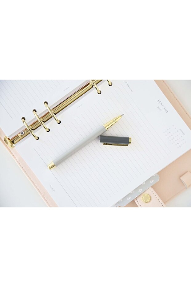 Premium Roller Pen, Gray - 3