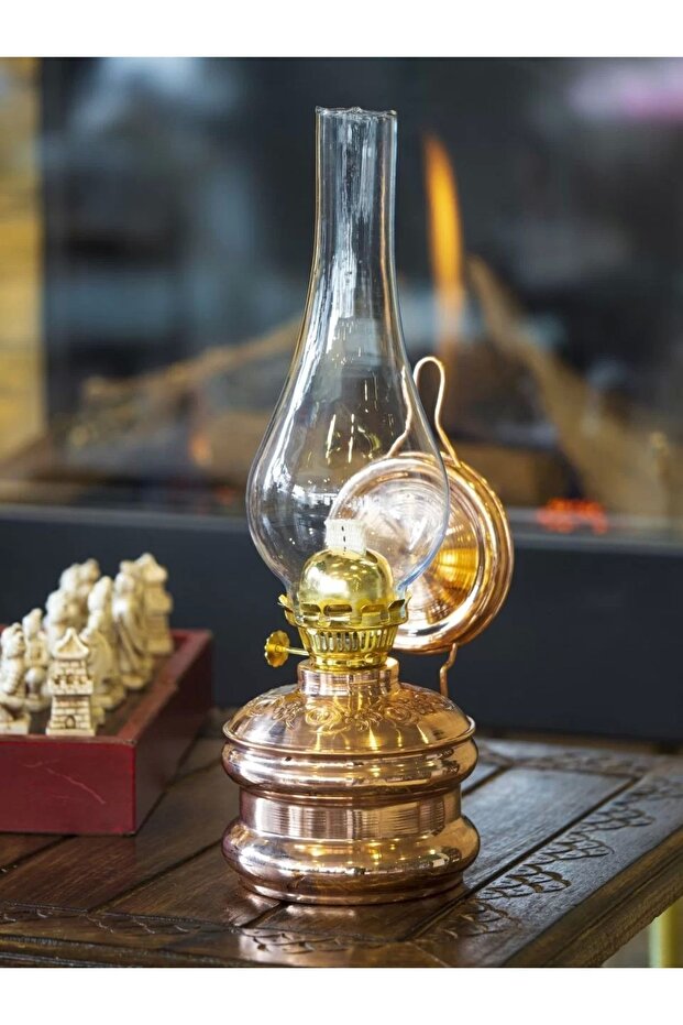 Bakır Gaz Lambası Bakır Renk - 6