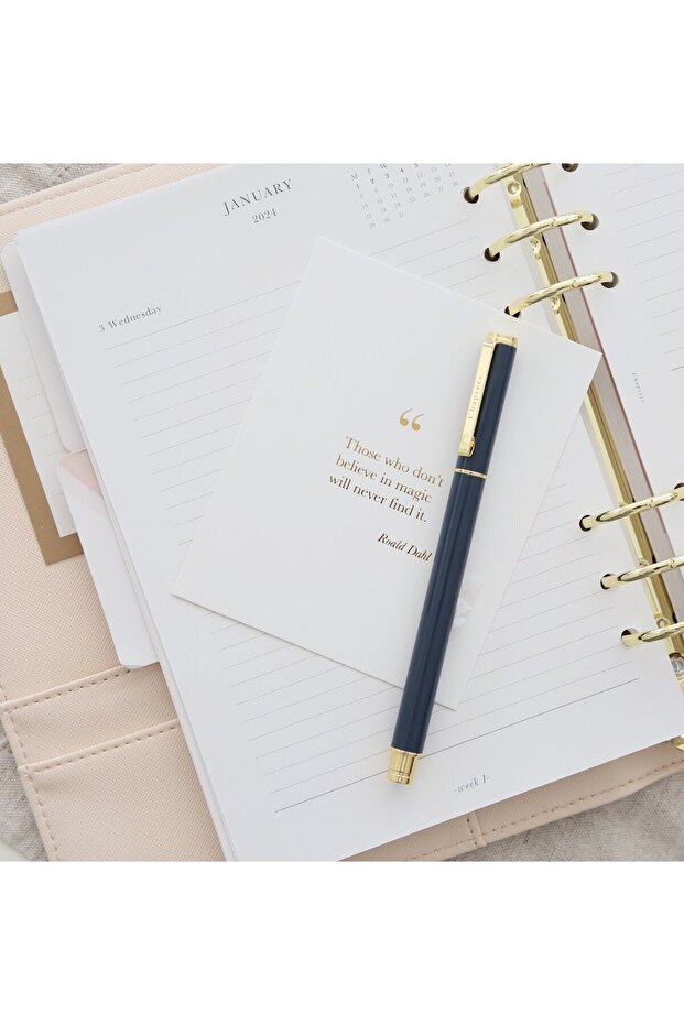 Premium Roller Pen - Navy - 3