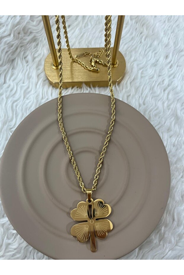 Steel Gold Necklace 60cm