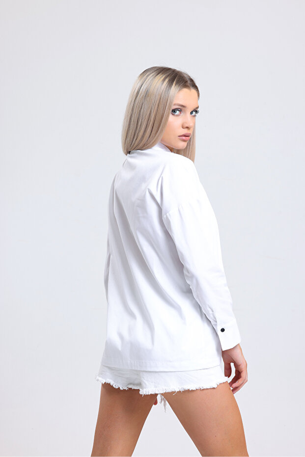 Double Layer Look Shirt - 4