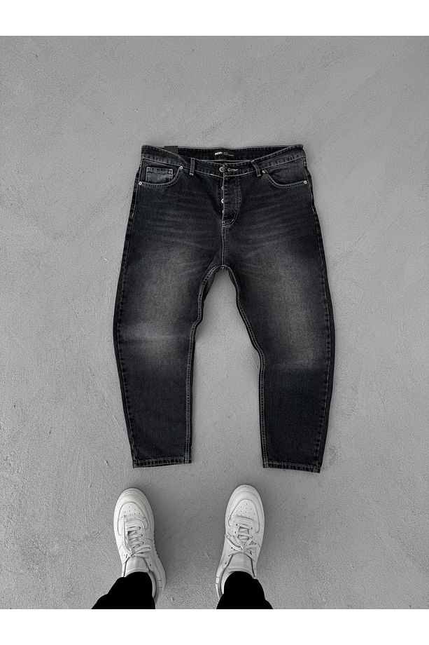 Antrasit Dikişli Yıkamalı Boyfriend KE-632 - 6