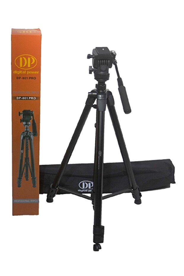 -801 PRO Profesyonel Video Tripod - 1