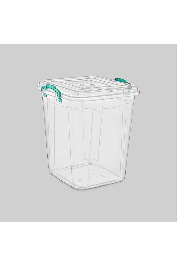 SAKLAMA KUTUSU KARE M.BOX 50 LT ŞEFFAF (E-630) - 1