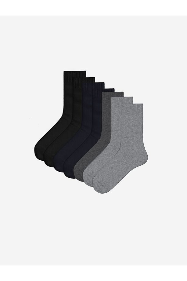 LCW ACCESSORIES Erkek Soket Çorap 7'li (W4) - 2