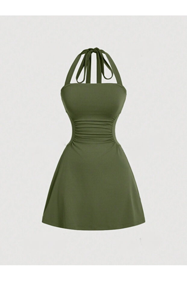 Naz - Halter Neck Mini Dress