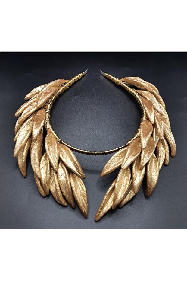 Helen Gold Crown,Helen Crown,Leaf Crown,Design Bridal Crown