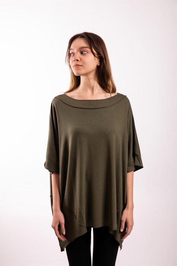 Khaki Casual Blouse