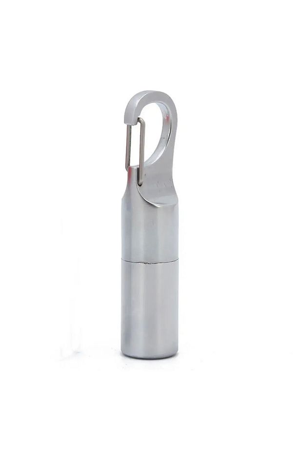 Edc outdoor kamp su geçirmez mini çakmak anahtarlık kapsül çakmak - 8