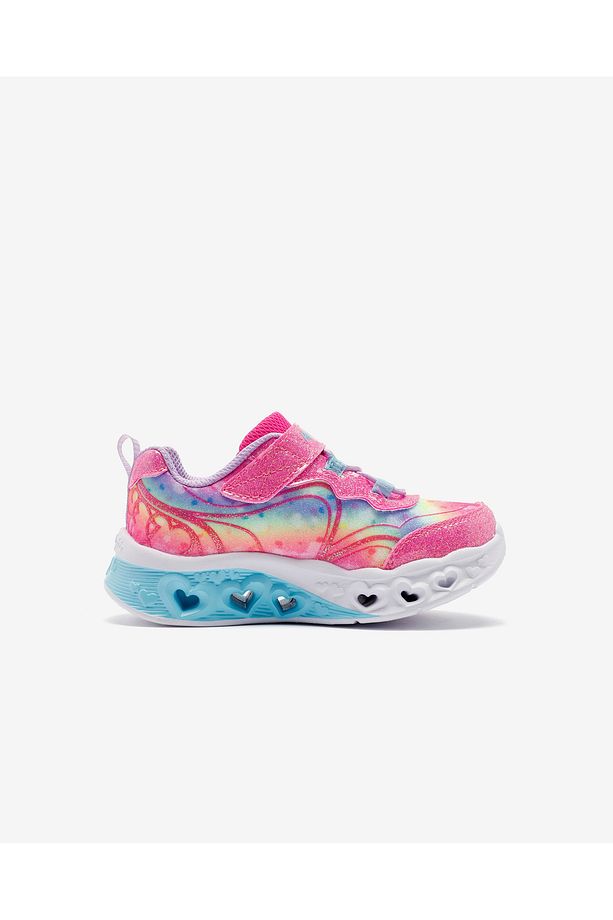 Flutter Heart Lights - Groovy Swirl Küçük Kız Çocuk Pembe Işıklı Spor Ayakkabı 303253n Hplv - 2