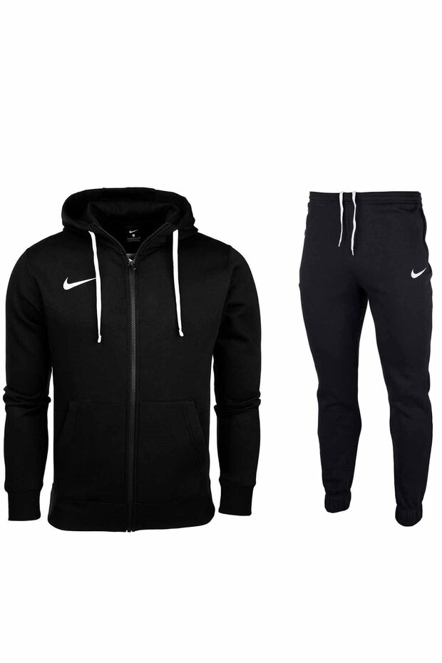 B9 Men's Cotton Fabric Men's Tracksuit Set Nk1000-Black