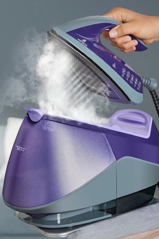 Vantuz Smart Touch Kazanlı Ütü Mor - 2