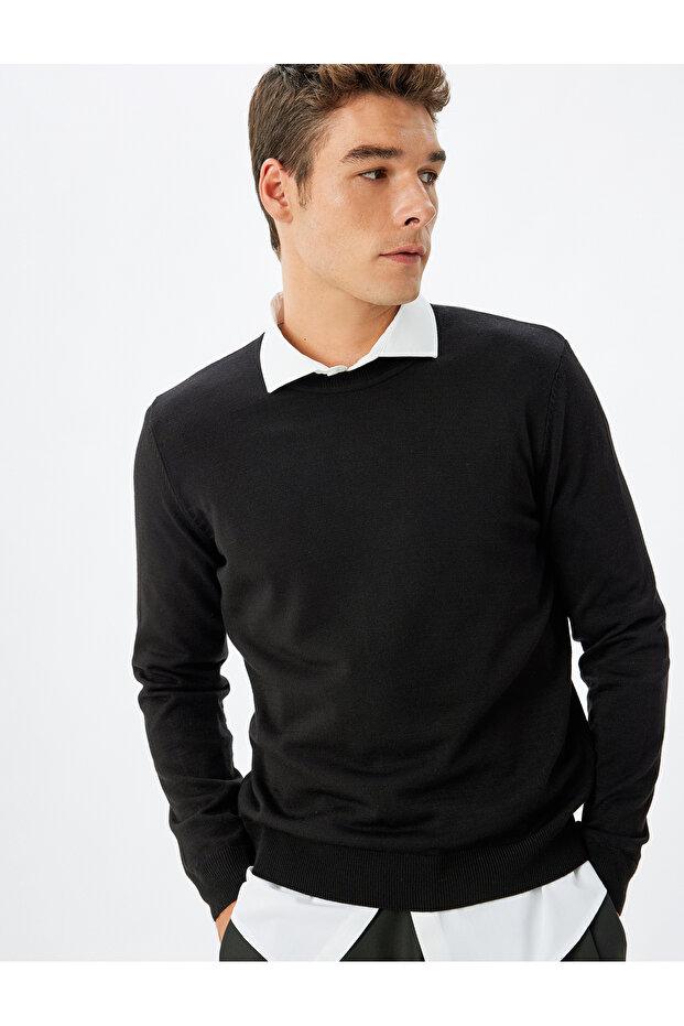 Knitwear Sweater Basic Crew Neck Long Sleeve
