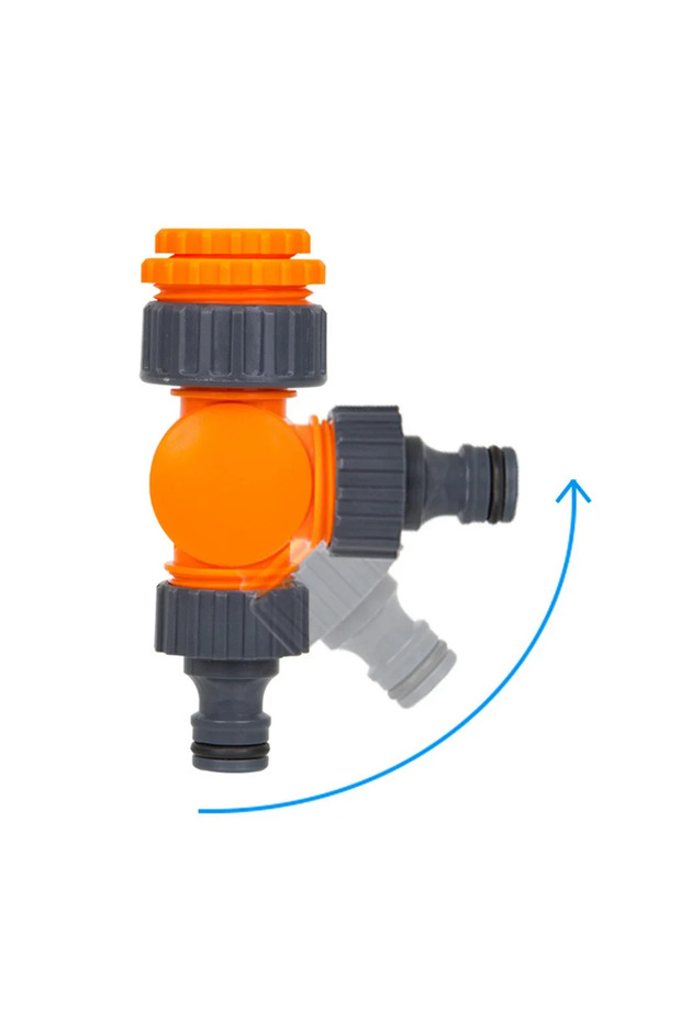 Garden Connector Faucet Adapter For 1/2 Inch Hose Reel Cart Plastic Click-Lock Quick Connectionfo... - 3