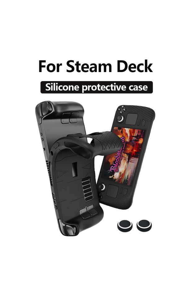 For Steam Deck game console silicone protective case steam deck Host All-inclusive and Anti-fa Si... - 2