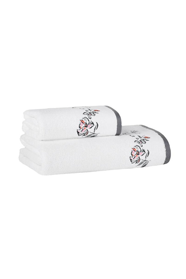 Fiora 80X150 cm Gray Bath Towel