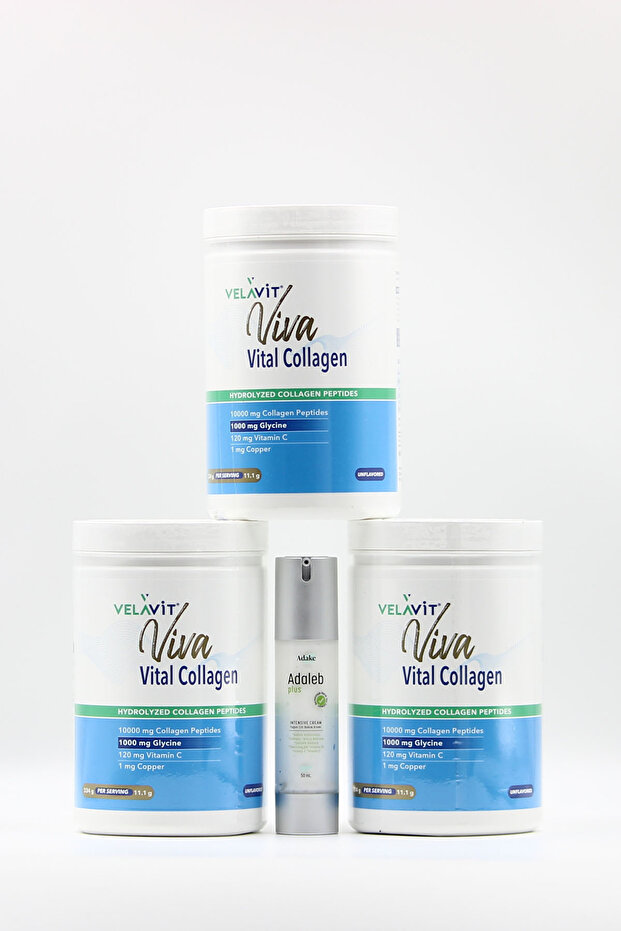 Viva Collagen 3 Aylık Set ve Adaleb Plus - 1
