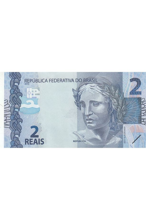 BREZİLYA 2 REAİS 2021, P#252f ,ÇİL, ESKİ YABANCI KAĞIT PARA - 2