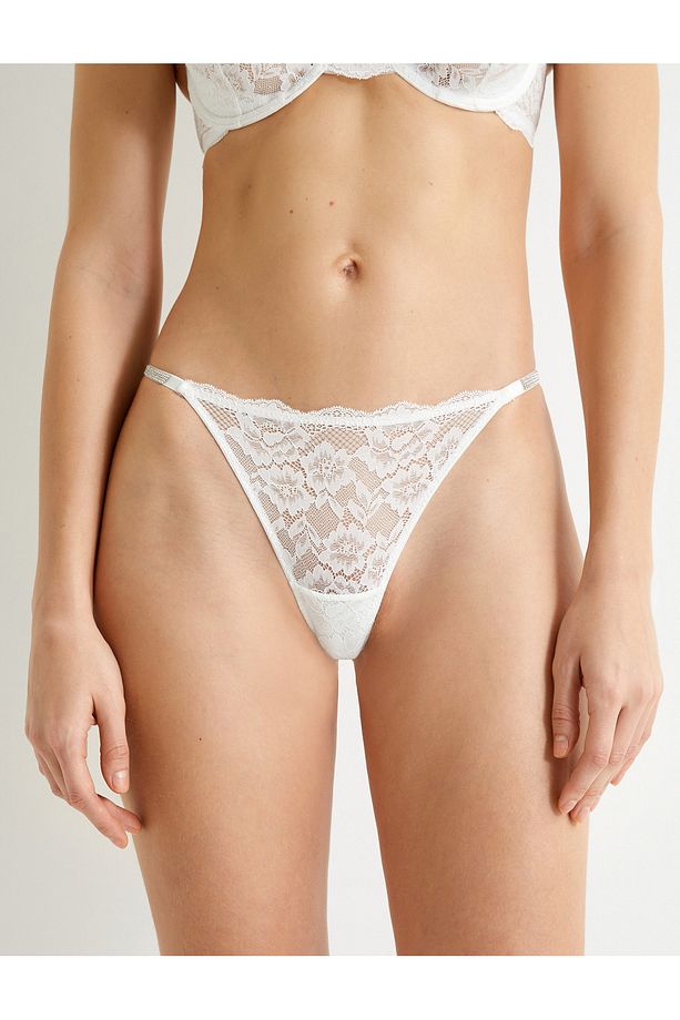 Dantelli String Külot Taşlı Bridal - 3