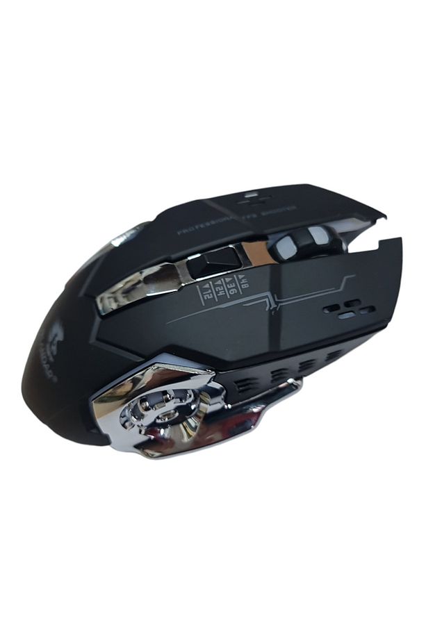 Kablosuz, Şarj Edilebilir 6 Tuşlu Oyuncu Bilgisayar Faresi (Q6) - Kablosuz Mouse - 4