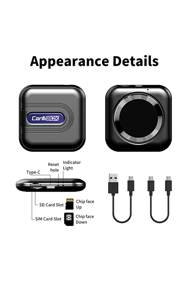 CarAiBOX New CarPlay Ai Box Qualcomm 6125 8-Core CPU Android 13.0 System Wireless CarPlay Android... - 7