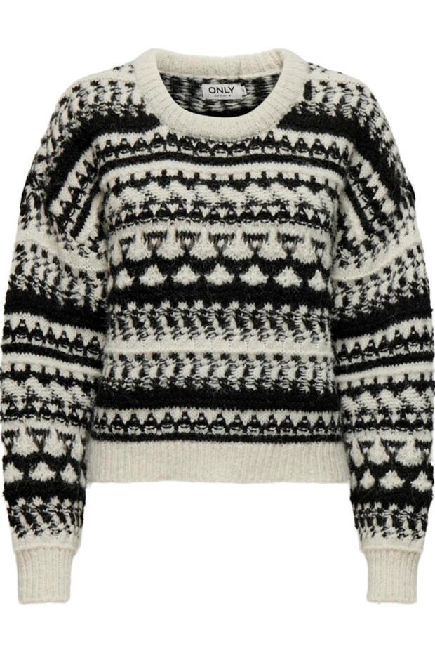 ONLALAIA LIFE LS O-NECK PRM KNT