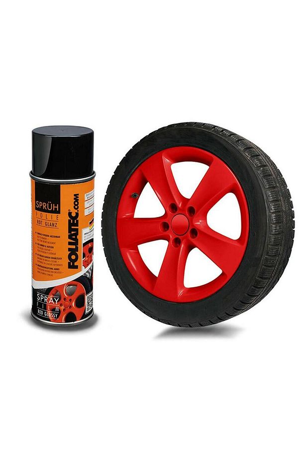 Jant Metal Sprey Folyo Yüzey Kaplama Seti 2x400ml. Parlak K?rm?z? - 1