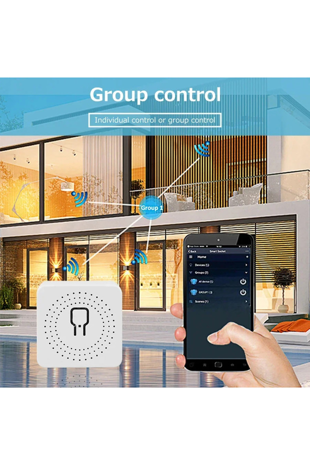 16A ZigBee WiFi Smart Switch Breaker Relay 220V 110V 2-Way Control Tuya Smart Life APP Control Su... - 5