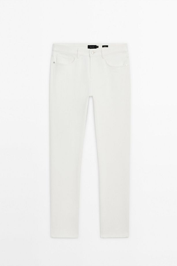Pamuklu tapered fit jean - 6