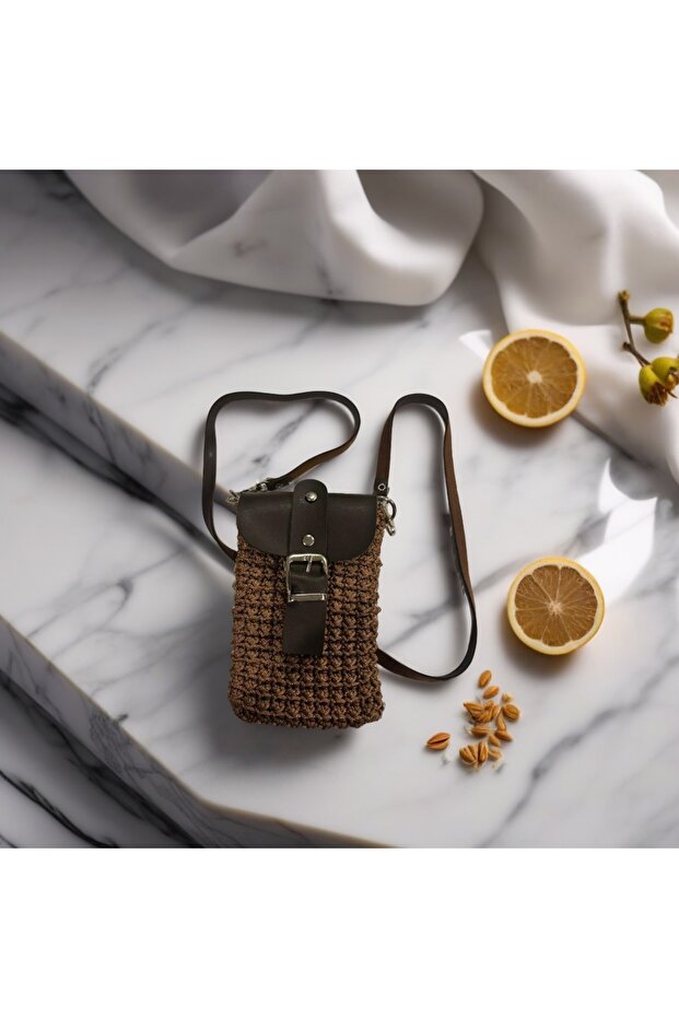 BALIKSTEP TELEFON ÇANTASI HANDMADE ÖRGÜ EL YAPIMI - 2
