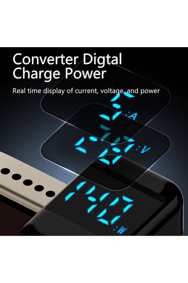 U Şekil Type C To Type C 140W 40Gbps Çevirici OTG Dijital Göstergeli OTGUC - 4